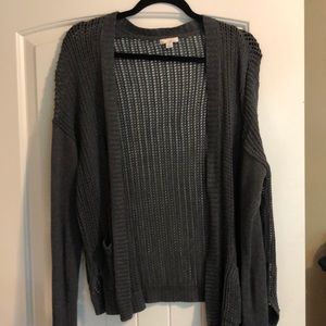 Chunky Grey Cardigan